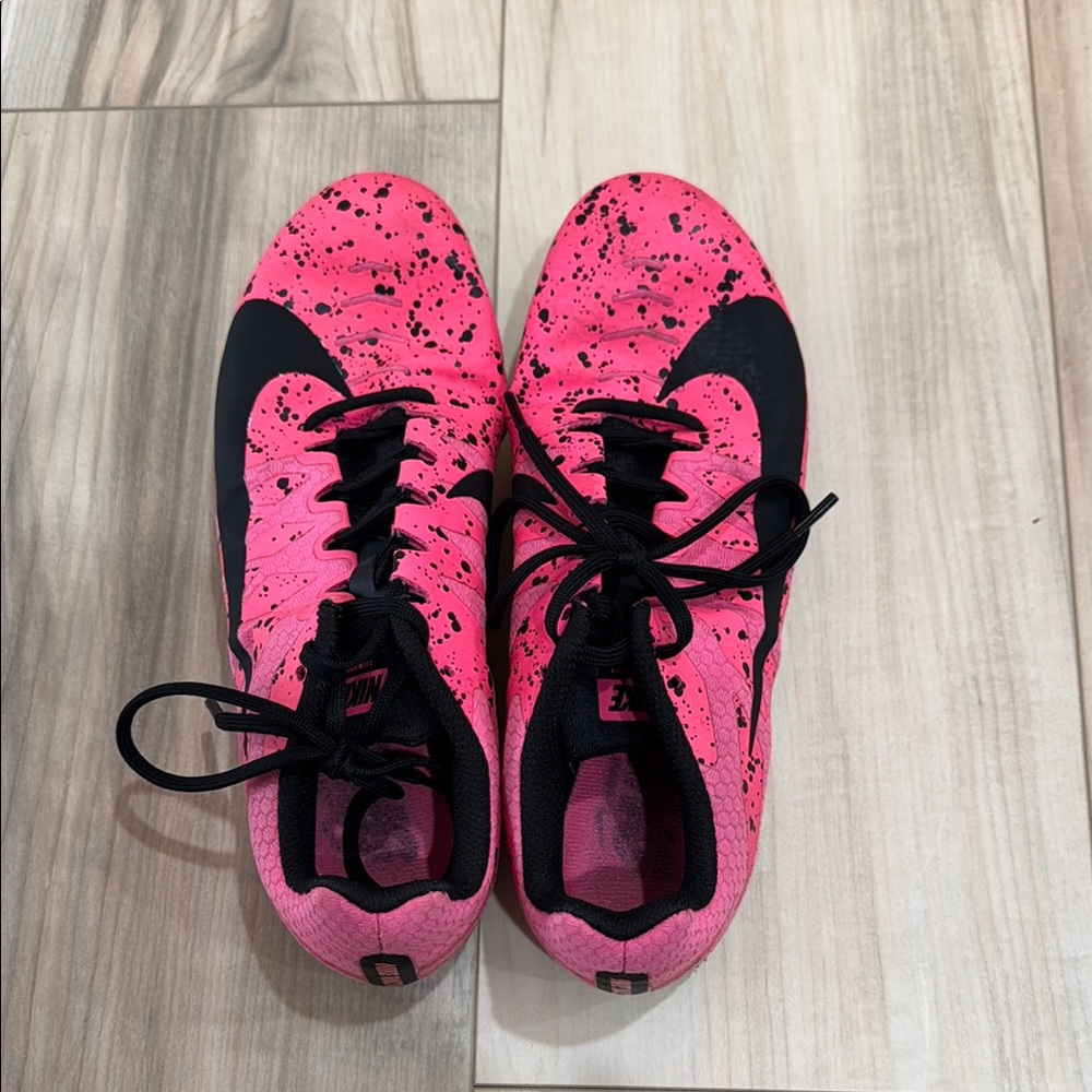 Pink Nike Track Spikes